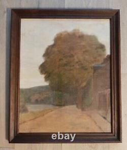Impressionist Painting Oil On Wood Signed Georges Capgras + 4 New Cds