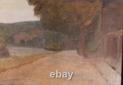 Impressionist Painting Oil On Wood Signed Georges Capgras + 4 New Cds