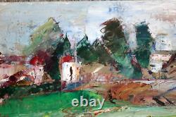 Impressionist Painting by Jean-Paul Ulysse, Rome Prize, View of Hérouville (95)