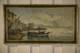Impressionist Painting On Wood Fishing Port By Maurice Barle 20th Century