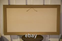 Impressionist Painting on Wood Fishing Port by Maurice Barle 20th Century