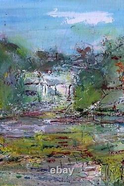 Impressionist painting: Jean-Paul Ulysse, Prix de Rome, Pontoise Shore