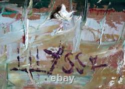 Impressionist painting by Jean-Paul Ulysse, Prix de Rome, View of Hérouville (95)