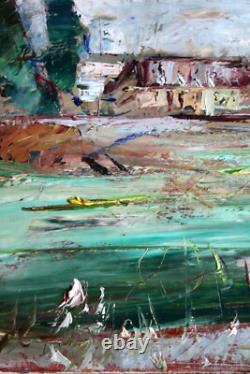 Impressionist painting by Jean-Paul Ulysse, Prix de Rome, View of Hérouville (95)