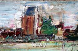 Impressionist painting by Jean-Paul Ulysse, Rome Prize, View of Hérouville (95)