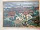 Isidore-marie Peyret (1880-1962) Oil On Wood Signed Village 1933