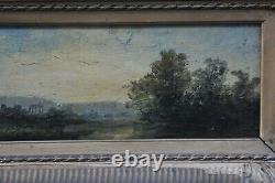 Italy Landscape Oil On Panel Signed Molin