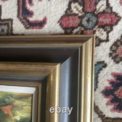 J CLAUZEL Underbrush In Autumn Original Signed Oil On Canvas Fauvist B E Rare