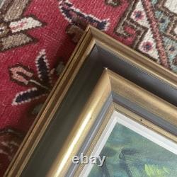 J CLAUZEL Underbrush In Autumn Original Signed Oil On Canvas Fauvist B E Rare