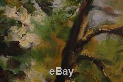 Jacques Bétourné (1922-1984) Very Rare Impressionist Painting Oil Barbizon