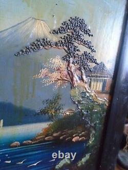 Japan Edo. 1830.2 Oils/wood. Lacquer. Mount Fuji
