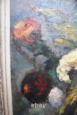 Jean Alphonse Stival (1879 1944), Still Life Bouquet Of Flowers, Oil On Wood