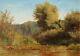 Jean Charles Mercier, Landscape, Painting, River, Barbizon, Impressionism