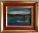 Jean Jacques Philippon (1920) Oil Painting With Marine Landscape Decor Signed And Dated