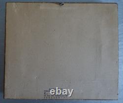 Jean Jacques Philippon (1920) oil painting with marine landscape decor signed and dated