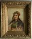 José Sibert Oil On Panel Portrait Of A Young Woman Orientalism