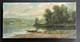 Joseph Million Landscape With A Boat Oil On Panel Signed