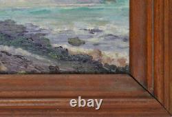Jules-Lucien Brault born in 1861. Cliffs at Yport