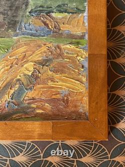 Jules Oscar Maes (1881-1967) Oil on wood Signed The Hay XX