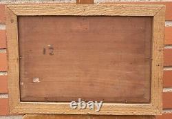 KARL CARTIER 1855-1925 MARINE LANDSCAPE. OIL PAINTING ON WOOD PANEL XIX CENTURY STYLE