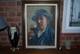 Knife Painting On Wood 1950 Signed Raymond Tellier Frame 53x70 Canvas 38x55