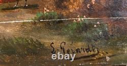 LAMBERT GERARDTS. Sheep in Pasture. 2 Oil Paintings on Wood Panel LAMBERT GERARDTS. Sheep in Pasture. 2 Oil Paintings on Wood Panel