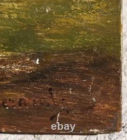 LAMBERT GERARDTS. Sheep in Pasture. 2 Oil Paintings on Wood Panel