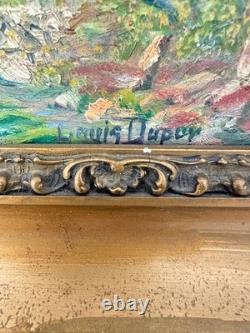 LOUIS DUPUY Eugène GALIEN-LALOUE (1854-1941) oil landscape on wood panel