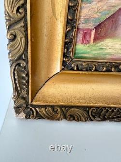 LOUIS DUPUY Eugène GALIEN-LALOUE (1854-1941) oil landscape on wood panel