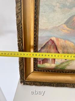 LOUIS DUPUY Eugène GALIEN-LALOUE (1854-1941) oil landscape on wood panel