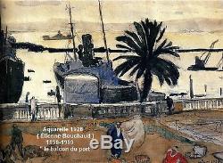 Lalgerie Des Peintres & The Balcony Of Port D'alger 1928. Charming Orientalist