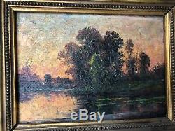 Landscape, Oil On Panel, Era Xixe
