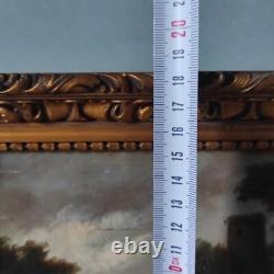 Landscape with Tower, painting, signed R Normand