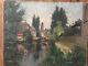 Landscapes By The Water + St Hélier District Rennes Oil Double-sided Signed