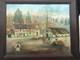 Large Oil On Canvas Farmyard Scene Signed F. Le Leuxhe In Wooden Frame