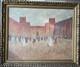 Large Signed Orientalist Oil Painting On Wood