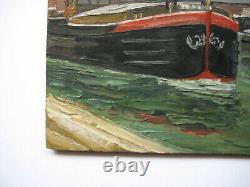 Leblanc Maurice Oil On Panel Signed Handsigned Oil On Wood Panel Crozant