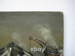 Leblanc Maurice Oil On Panel Signed Handsigned Oil On Wood Panel Crozant