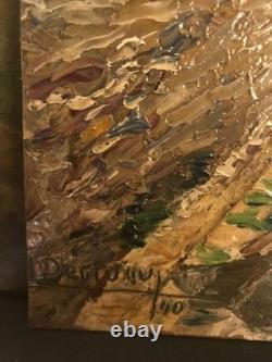 Léon Auguste Derruau (1888-1984) H. On panel, signed 40 Angers The Cathedral