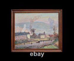 Léonard Bordes 1898-1968. School of Rouen. The Surroundings of Rouen