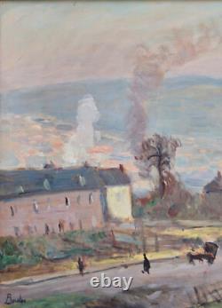 Léonard Bordes 1898-1968. School of Rouen. The Surroundings of Rouen
