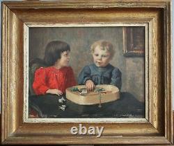 Leopold Haeck, 1868-1928, Portrait, Children 1891, Games, Cotes Until 1,600 Euros