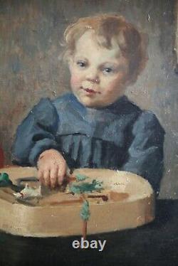 Leopold Haeck, 1868-1928, Portrait, Children 1891, Games, Cotes Until 1,600 Euros