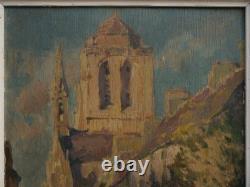 Locronan, Brittany, Breton women going to church. Emile SIMON (1890–1976). Finistère