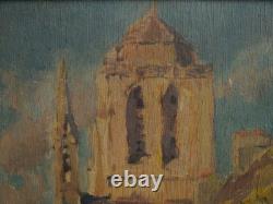 Locronan, Brittany, Breton women going to church. Emile SIMON (1890–1976). Finistère