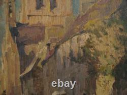 Locronan, Brittany, Breton women going to church. Emile SIMON (1890–1976). Finistère