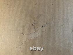 Lot 2 Oil Painting on Wood Panel Hsp Sea Mountain 1949 Art to Identify