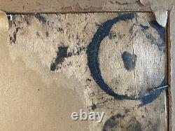 Lot 2 Oil Painting on Wood Panel Hsp Sea Mountain 1949 Art to Identify