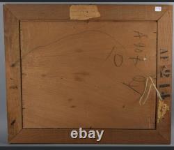 Louis AUDOUIN 1883-1968 Orientalism Oil painting on wood panel signed