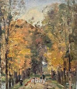 Louis Aimé Japy (1840-1916) Stroll in the Impressionist Woods Painting